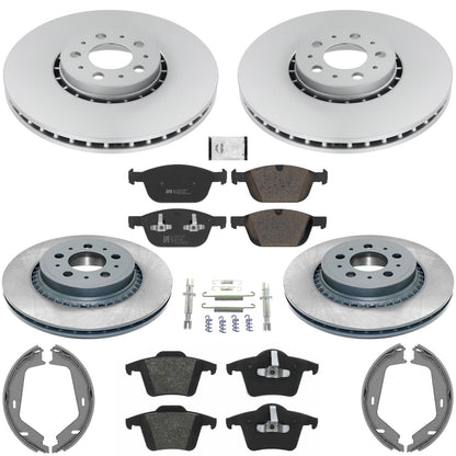 F&R Coated Disc Brake Euro Brake Pad for Volvo XC90 2010 2011 2012 2013 2014