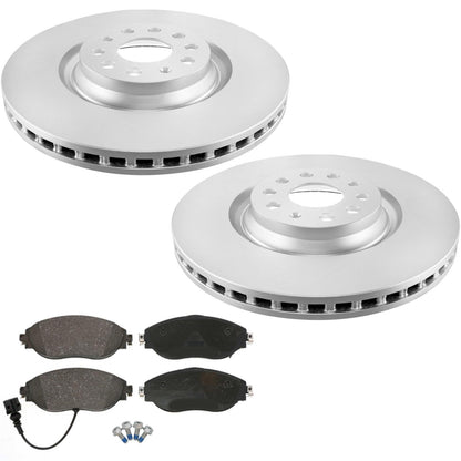 Front GEO Coated Disc Brake Euro Brake Pads for Audi A3 Quattro 2019 2020 340MM