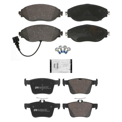 Front Rear R90 Certified Euro Brake Pads for Audi A3 Quattro 2019 2020