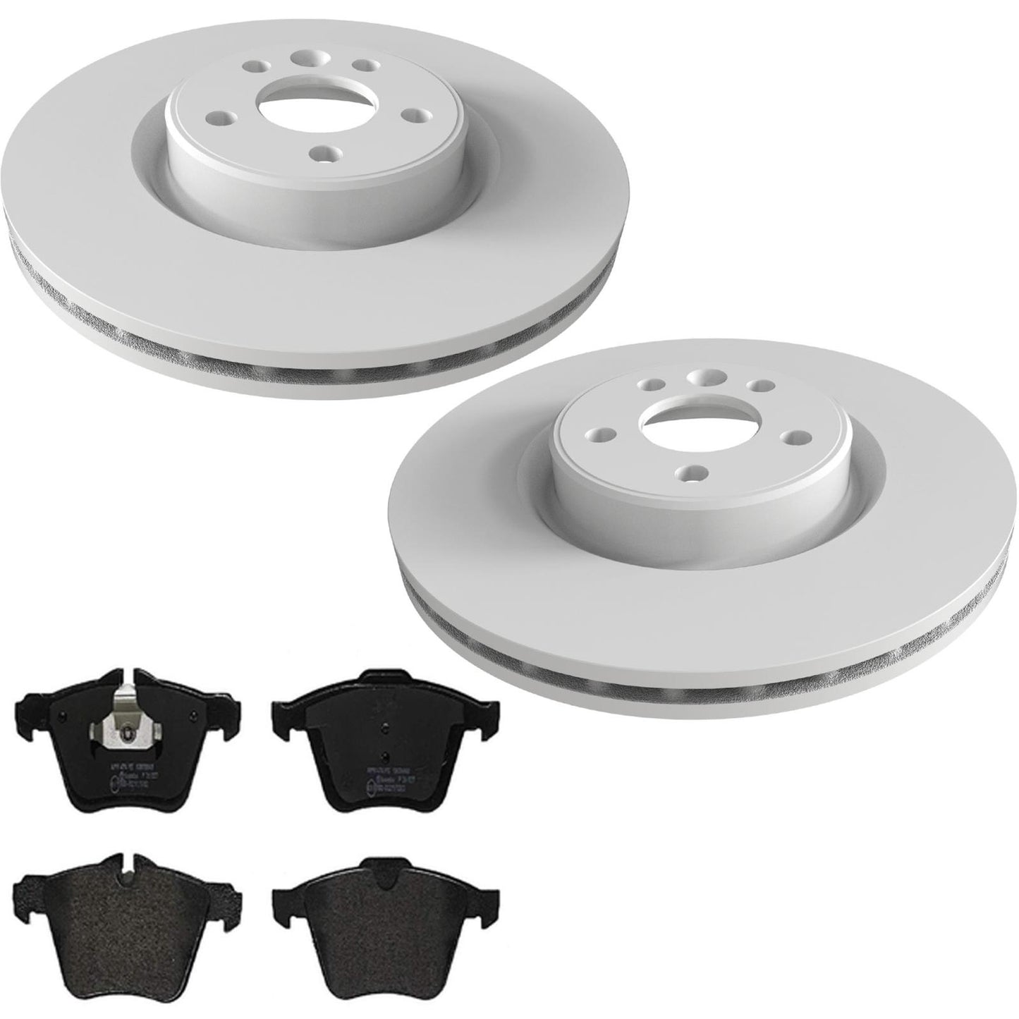 Front GEO Coated Disc Brake Euro Brake Pads for Volvo S80 V8 AWD 2007-2010
