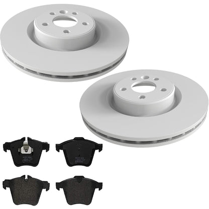 Front GEO Coated Disc Brake Euro Brake Pads for Volvo S80 V8 AWD 2007-2010