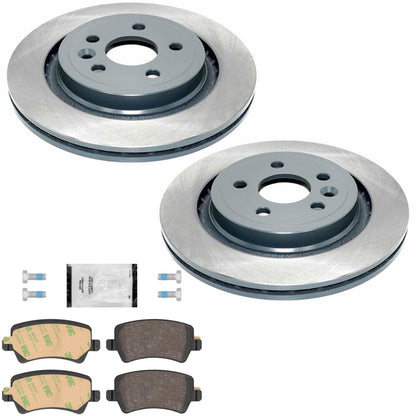 Vented Rear GEO Coated Disc Brake Euro Brake Pads for Volvo S80 2007 2010 2016