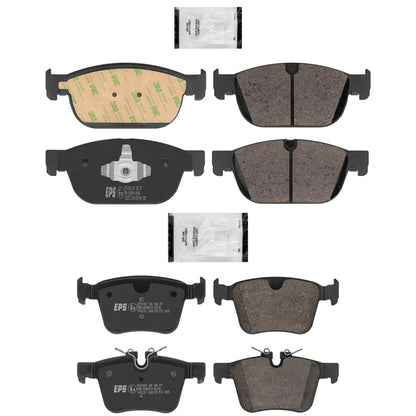 Front & Rear R90 Euro Disc Brake Pads for Volvo V60 Cross Country 2019-2025