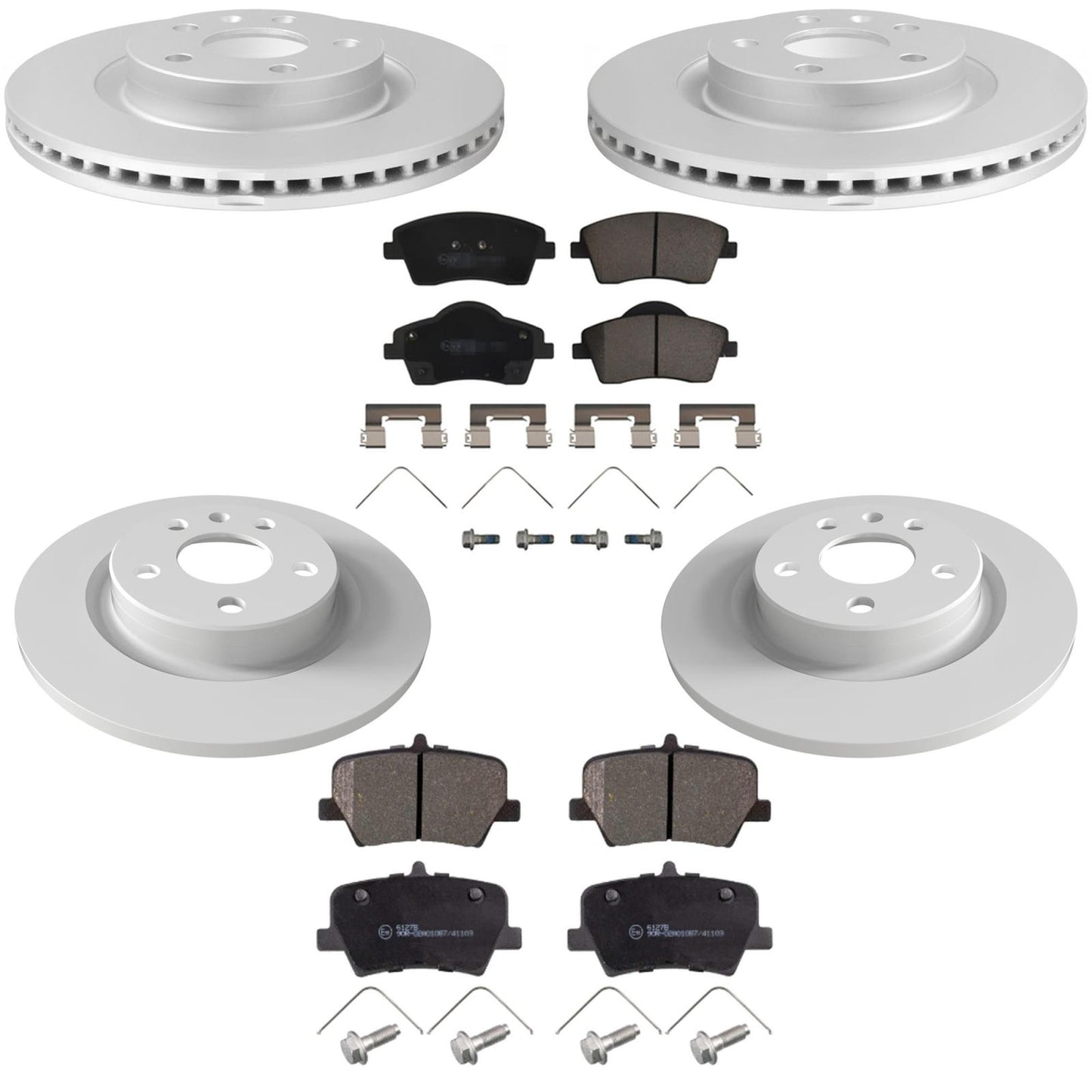 Front Rear GEO Coated Disc Brake Euro Brake Pads for Volvo XC40 2019 2020 2022