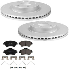 Front GEO Coated Disc Brake Euro Brake Pads for Volvo XC40 2019 2020 2022 296MM - Photo 1