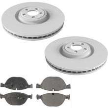 Frt Coated Disc Brake Rotors Brake Pads for Jaguar F-Type V8 Supercharged 14-24 - Photo 1