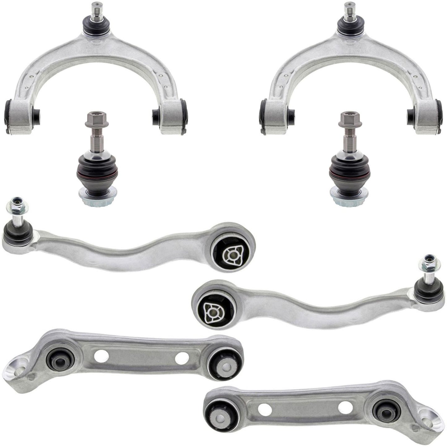 Front Upper & Lower Control Arms W/ Ball Joints For BMW 540i xDrive 2017-2024
