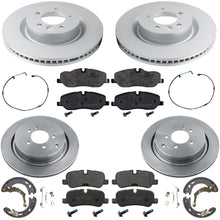 GEO Coated Disc Brake Rotors Brake Pads for Land Rover Range Rover Sport 06-09 - Photo 1