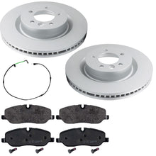 F GEO Coated Disc Brake Rotors Brake Pads for Land Rover Range Rover Sport 06-09