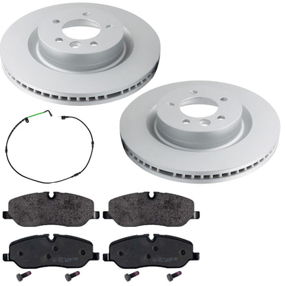 F GEO Coated Disc Brake Rotors Brake Pads for Land Rover Range Rover Sport 06-09