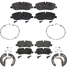 Front Rear Euro Disc Brake Pads Shoes for Land Rover Range Rover Sport 06-09 - Photo 1
