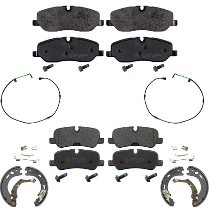 Front Rear Euro Disc Brake Pads Shoes for Land Rover Range Rover Sport 06-09