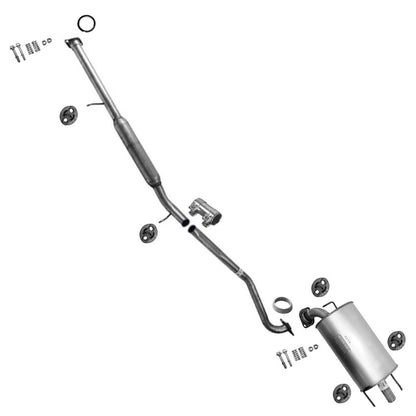 Resonator Pipe Rear Muffler Exhaust For Toyota Highlander 2001-2003 2.4L FWD