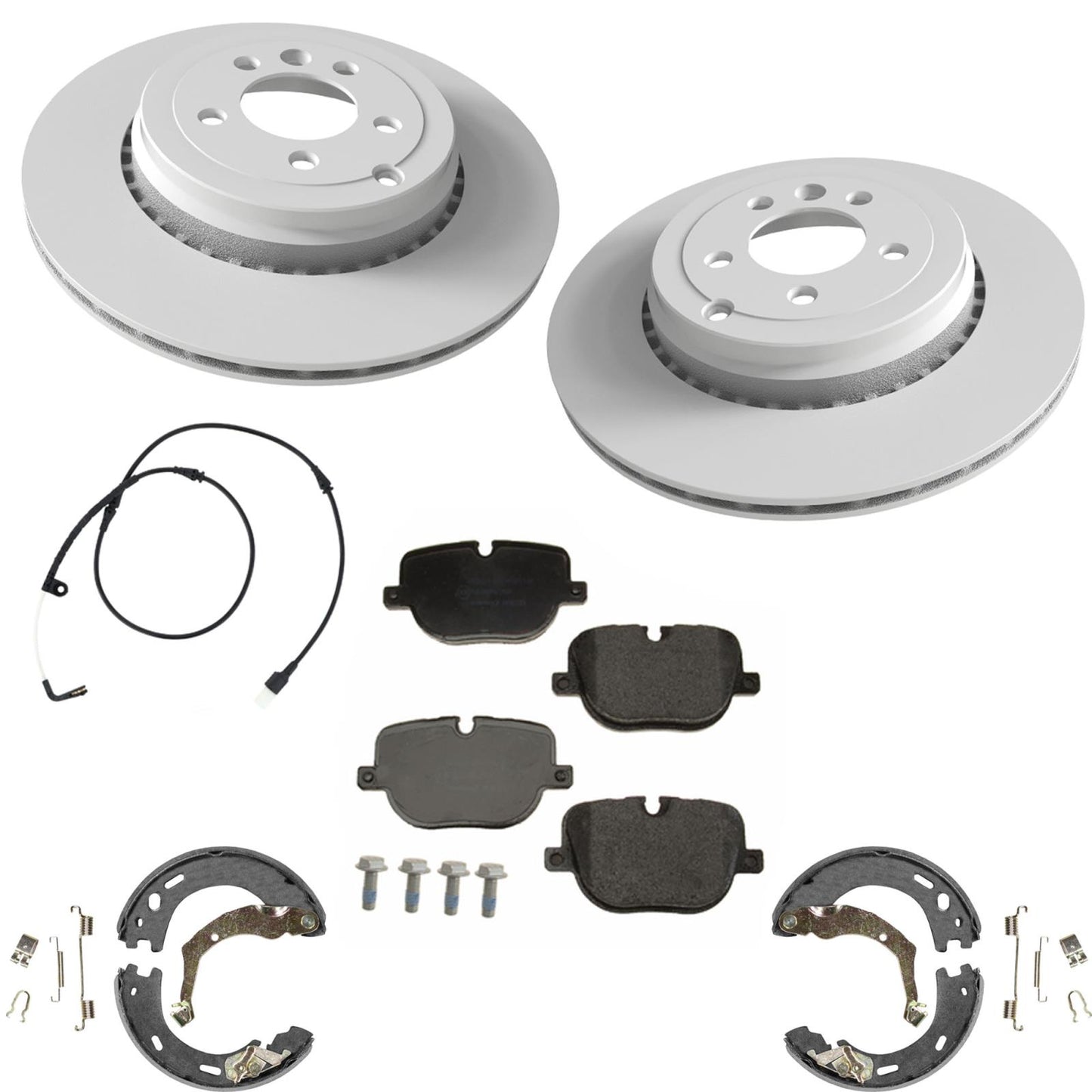 Rr Coated Disc Brake Rotors Brake Pads for Range Rover Sport 10-13 Supercharged