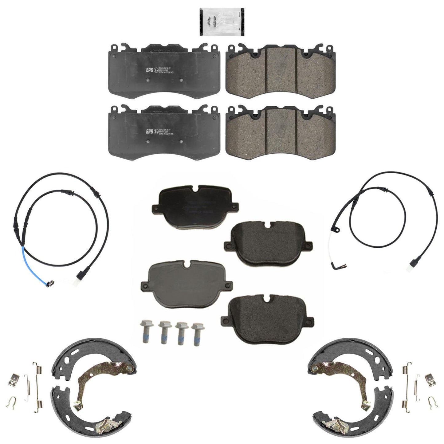 Front Rear Euro Disc Brake Pads Shoes for Range Rover Sport 10-13 Supercharged