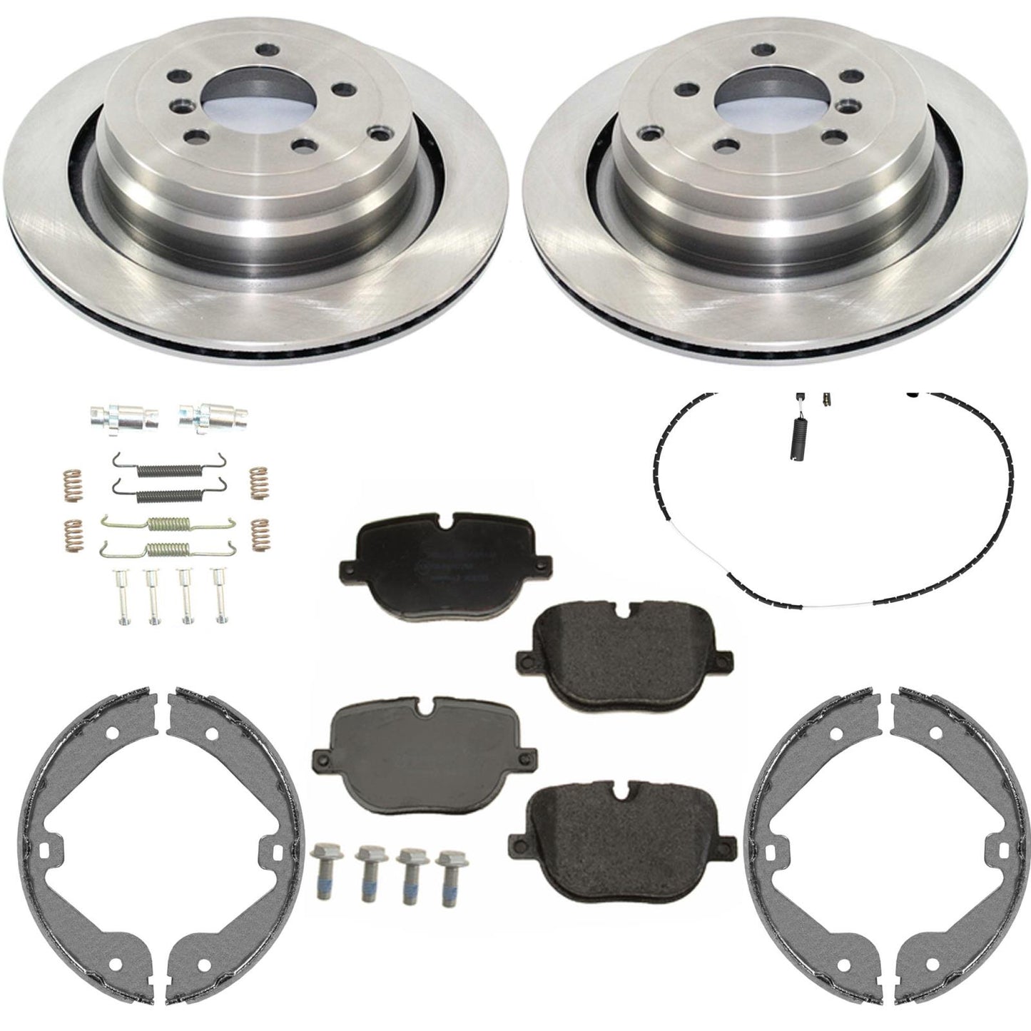 Rear Disc Brake Rotors Brake Pads for Range Rove Supercharged 2010 2011 2012