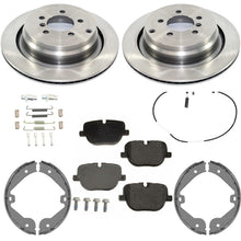 Rear Disc Brake Rotors Brake Pads for Range Rove Supercharged 2010 2011 2012 - Photo 1