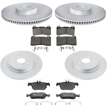 Front Rear Coated Rotors Ceramic Brake Pads for Ford Mustang Mach-E 21-26 362MM - Photo 1