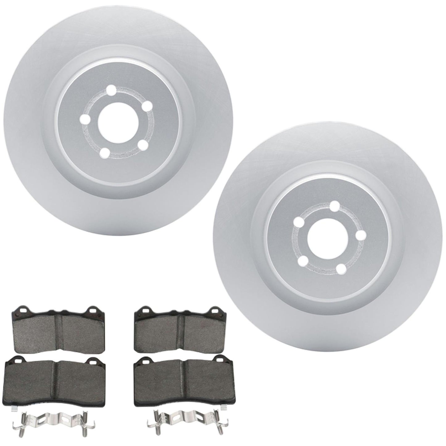 Ft Coated Rotors Ceramic Brake Pads for Ford Mustang Mach-E 21-26 GT Performance