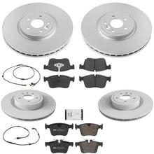 Coated Disc Brake Rotors Brake Pads for Land Rover Range Rover Velar 3.0L 18-20 - Photo 1
