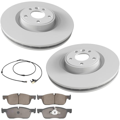 F Coated Disc Brake Rotors Brake Pads for Land Rover Range Rover Velar 2.0 18-19