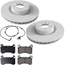 F Coated Disc Brake Rotors Pads for Land Rover Discovery 3.0L Supercharged 18-24