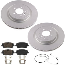 Rr Coated Disc Brake Rotors Pads for Land Rover Discovery 3.0 Supercharged 18-24 - Photo 1