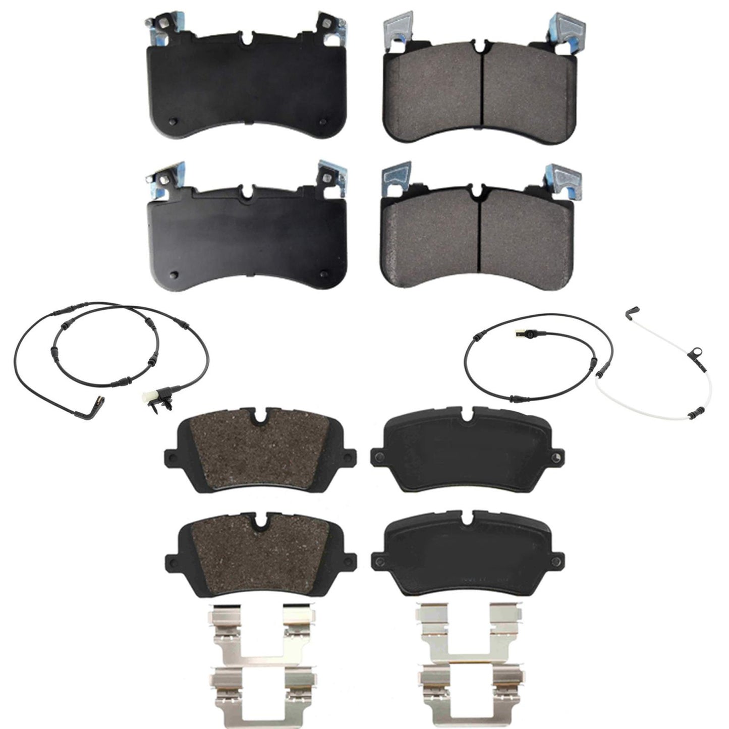 Front Rear Disc Brake Pads for Land Rover Discovery 2018-2026 363MM 4Piston Cal