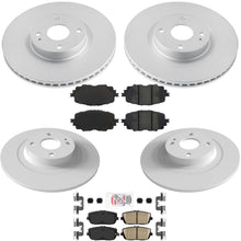 F&R Coated Disc Brake Rotors Brake Pads for Mazda Miata MX5 Base Model 2016-2026 - Photo 1