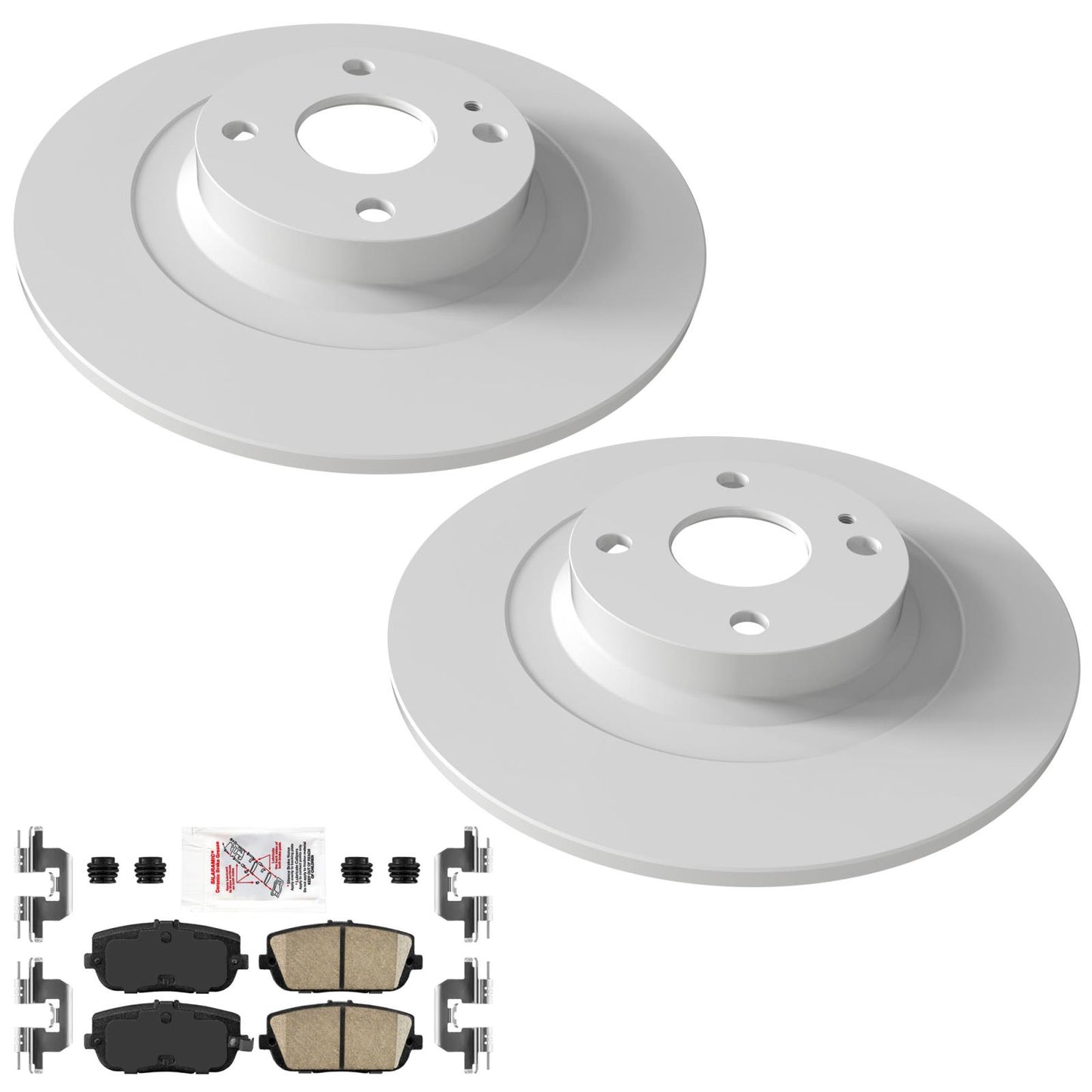 Rear Coated Disc Brake Rotors Brake Pads for Mazda Miata MX5 2016 2020 2022 2026