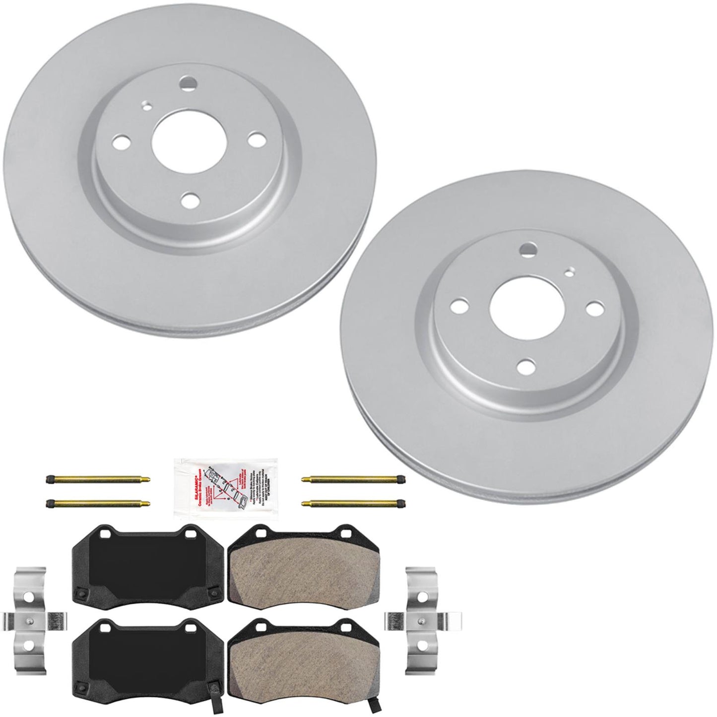 Frt Coated Disc Brake Rotors Brake Pads for Mazda Miata MX5 Club RF Club 16-26