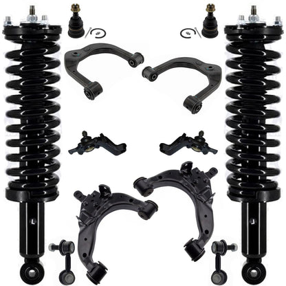Front Struts Upper Lower Arms Ball Joints & Links For Tacoma 01-04 4 Whel Drive