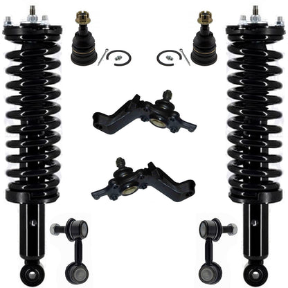 Front Struts Upper Lower Ball Joints & Links For Tacoma 2001-2004 4 Wheel Drive