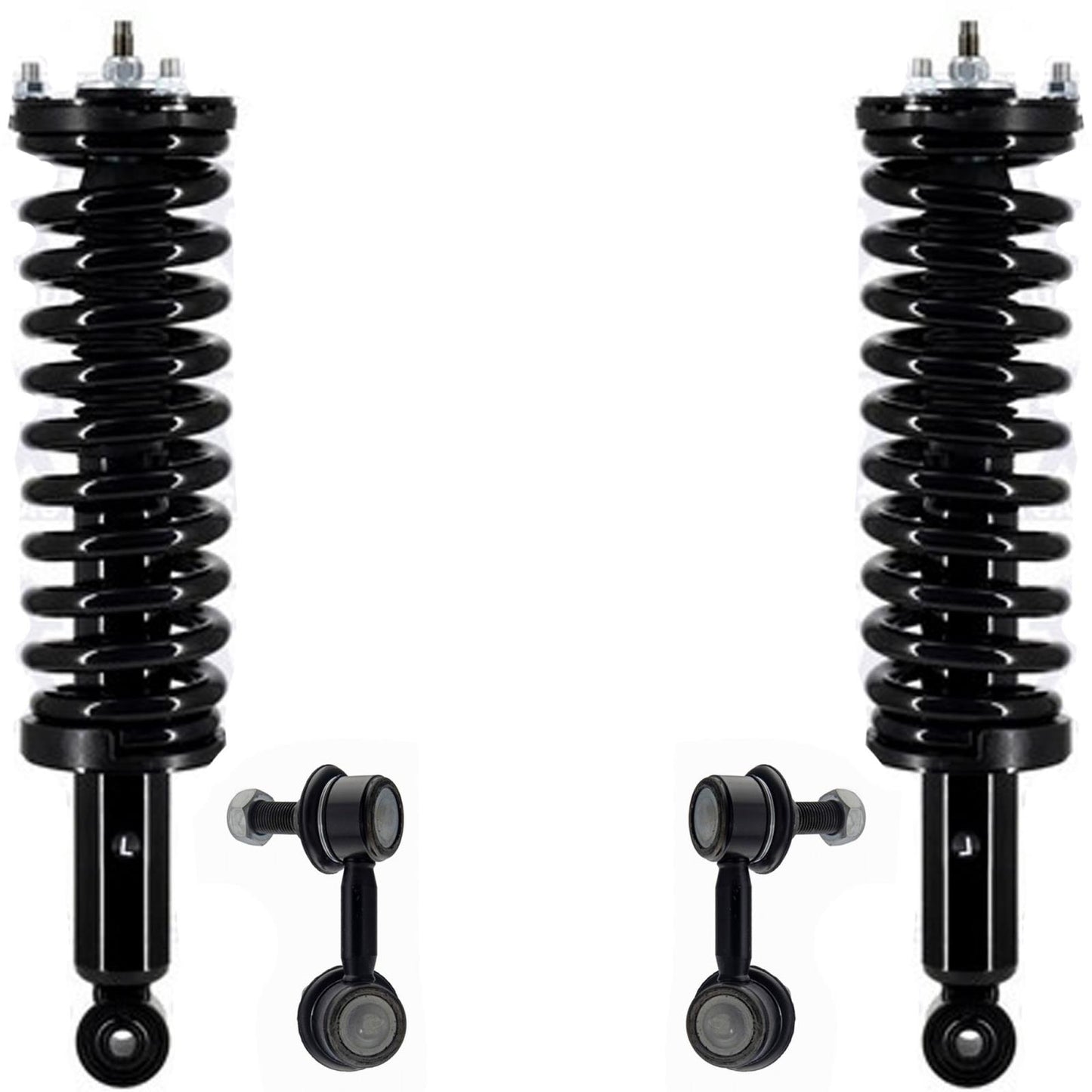 Front Complete Struts & Sway Bar Links For Tacoma 2001 2002 2004 4 Wheel Drive