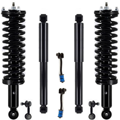 Front Struts Rear Shocks & Sway Bar Links For Tacoma 2001-2004 4 Wheel Drive