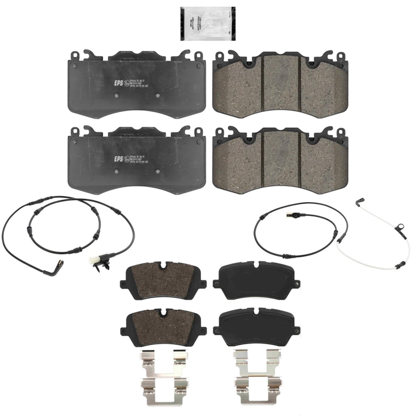 Euro Front and Rear Disc Brake Pads for Land Rover Defender 110 V8 2020-2026