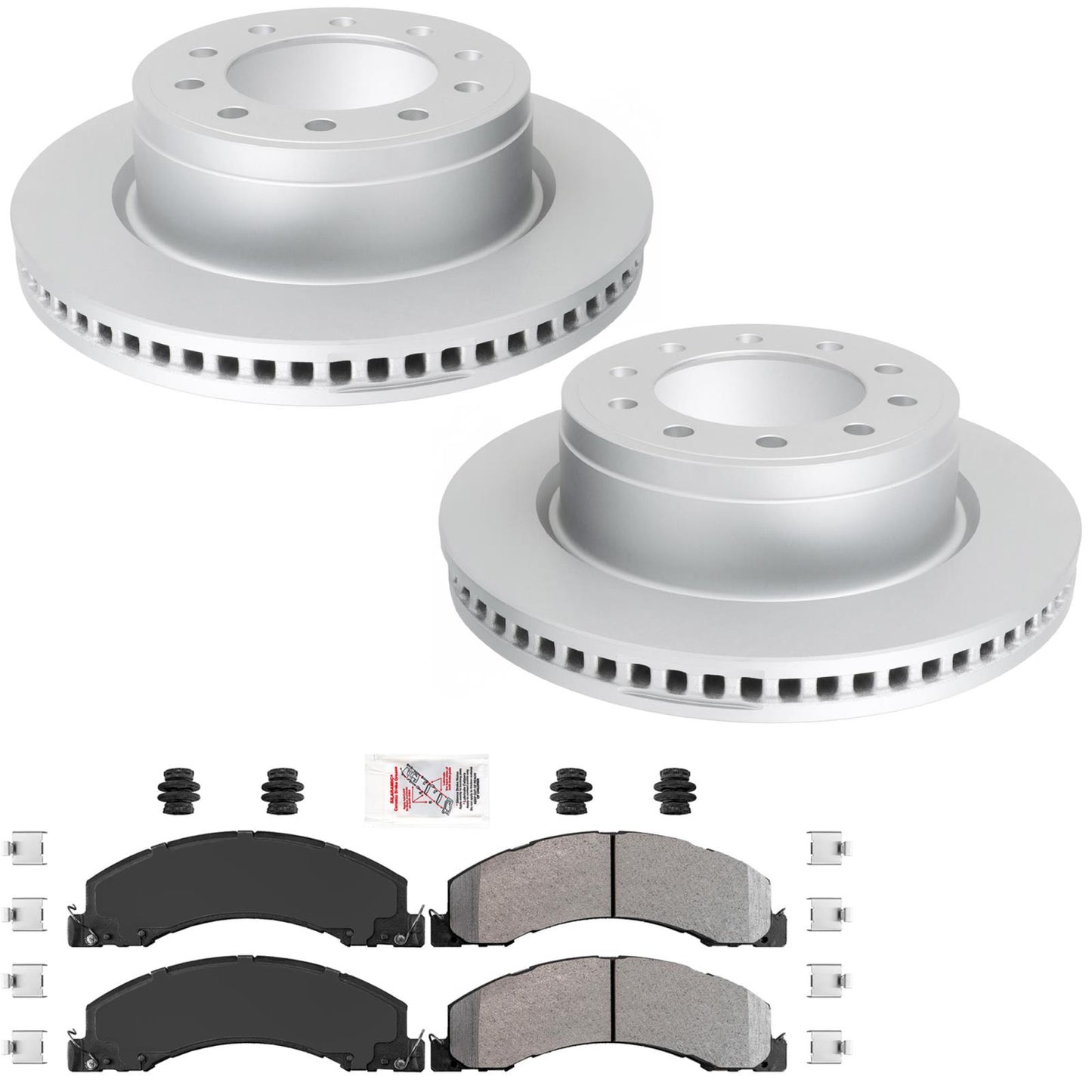 Ft Coated Disc Brake Rotors Fleet Duty Disc Brake Pads for Dodge Ram 4500 08-26