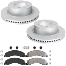 Ft Coated Disc Brake Rotors Fleet Duty Disc Brake Pads for Dodge Ram 4500 08-26 - Photo 1