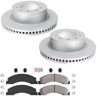 Ft Coated Disc Brake Rotors Fleet Duty Disc Brake Pads for Dodge Ram 4500 08-26