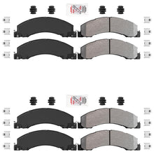 Front and Rear Fleet Duty Disc Brake Pads Hardware for Dodge Ram 4500 2008-2026 - Photo 1