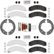 Fleet Duty Disc Brake Pads Parking Shoes Hardware for Dodge Ram 4500 2008-2026 - Photo 1
