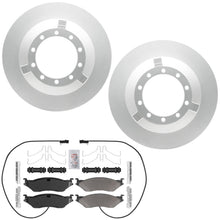 Front Disc Brake Rotors Fleet Duty Disc Brake Pads for Ford F53 Motorhome 08-19 - Photo 1
