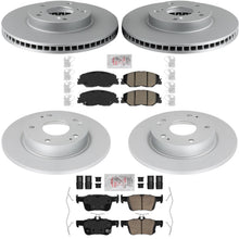 Front Rear Disc Brake Rotors Disc Brake Pads for Honda Insight 2019 2020 2022 - Photo 1