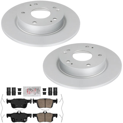 Rear Disc Brake Rotors Disc Brake Pads for Honda Insight 2019 2020 2021 2022