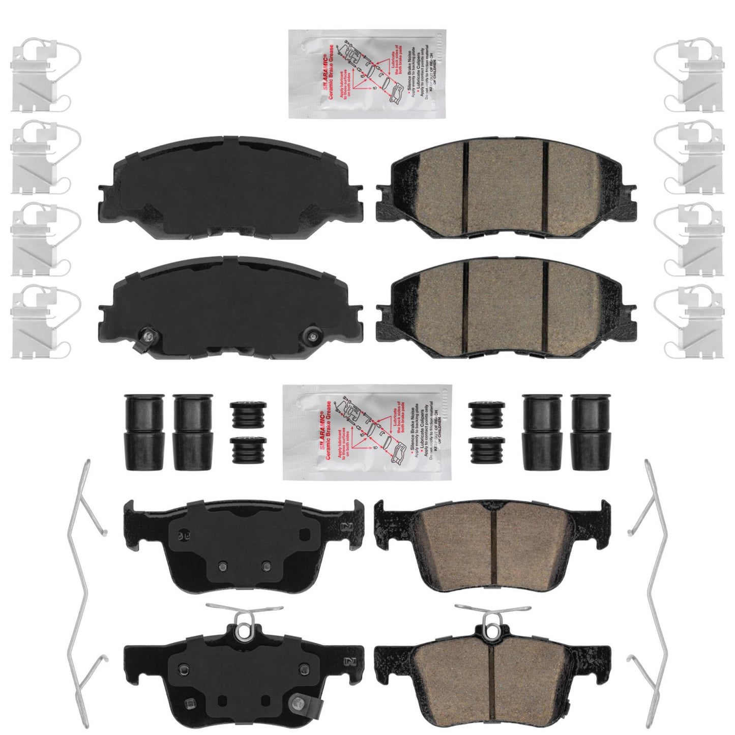 Front Rear AME Ceramic Disc Brake Pads for Honda Insight 2019 2020 2021 2022