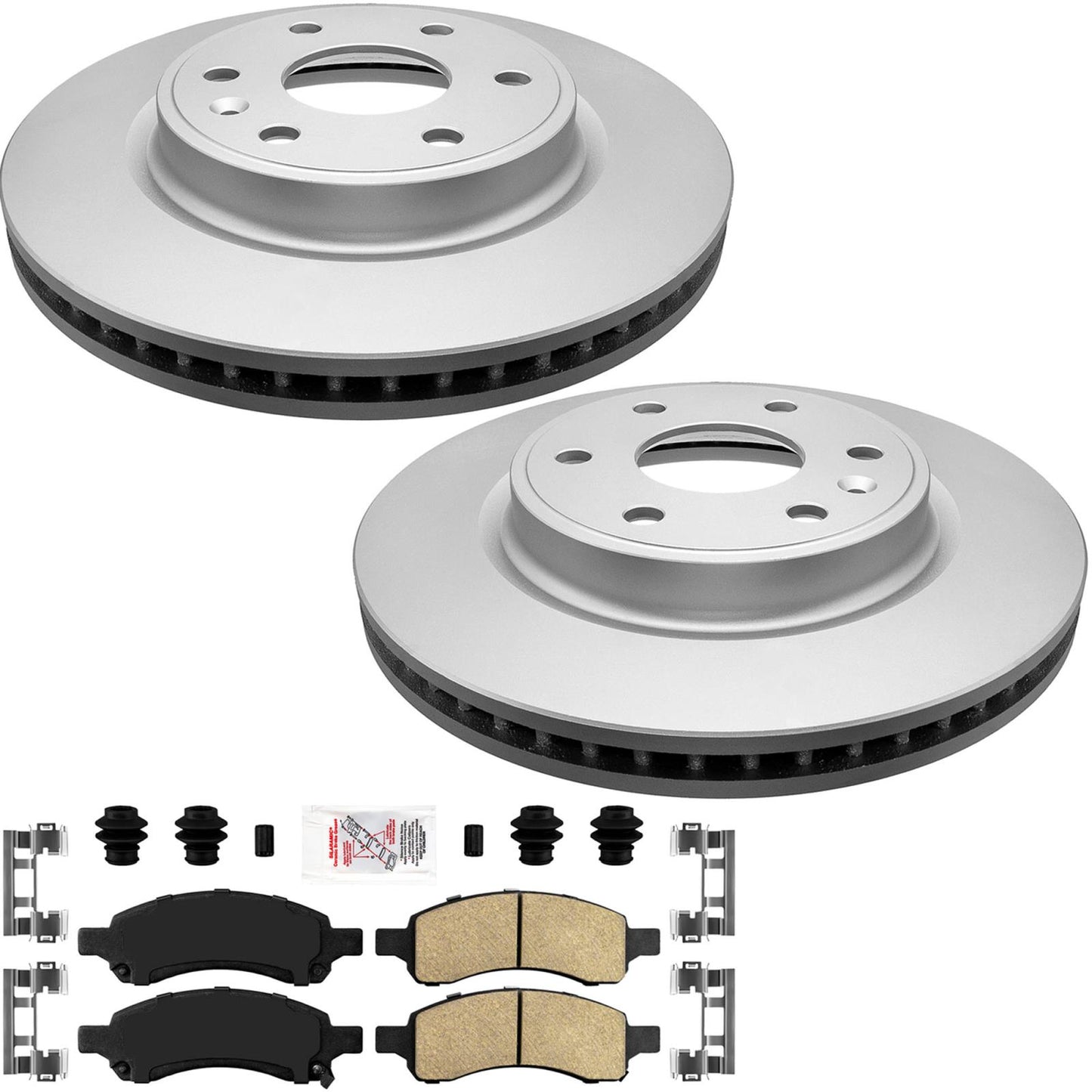 Front Disc Brake Rotors Disc Brake Pads for GMC Arcadia 2007 2010 2011 2016