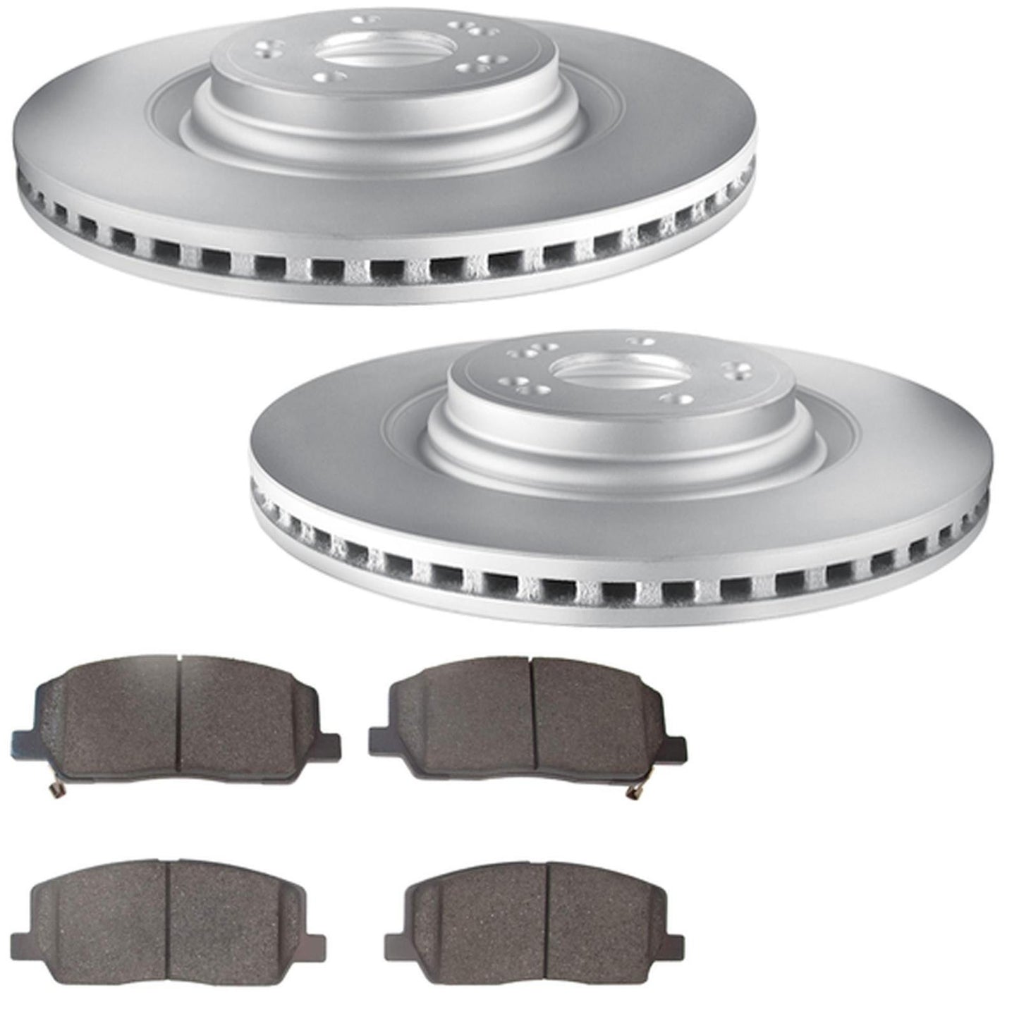 Front Disc Brake Rotors Disc Brake Pads for Genesis GV80 Base 2.5L 2021-2024