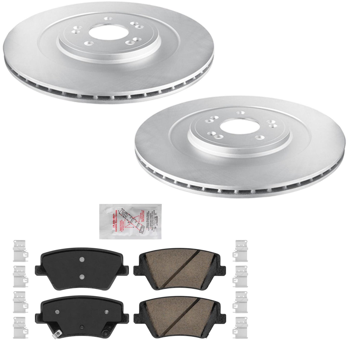 Rear Disc Brake Rotors Disc Brake Pads for Genesis GV80 2021 2022 2023 2024 2026