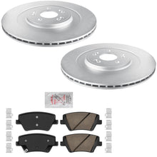 Rear Disc Brake Rotors Disc Brake Pads for Genesis GV80 2021 2022 2023 2024 2026 - Photo 1