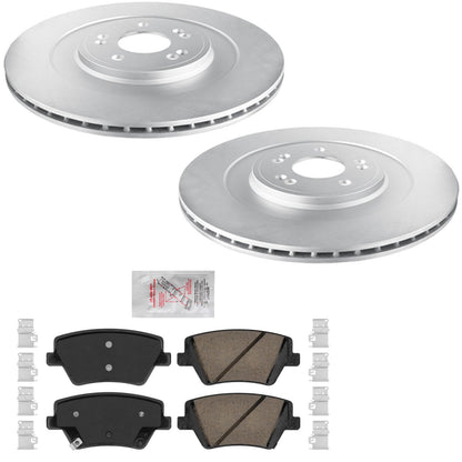 Rear Disc Brake Rotors Disc Brake Pads for Genesis GV80 2021 2022 2023 2024 2026